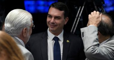 Artigo: Colegas em Brasília, Flávio Bolsonaro elogia Wagner após votação