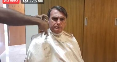 Artigo: Bolsonaro transmite corte de cabelo