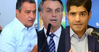 Artigo: Em passagem pela Bahia, Bolsonaro dispara contra Rui Costa e ACM Neto