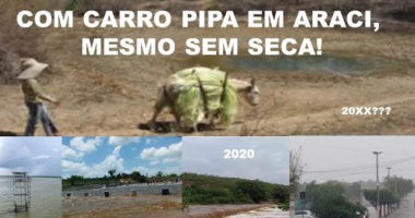 Artigo: Prefeito baiano gasta quase 1 milhão com carros pipa, mesmo sem seca
