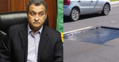 Artigo: OAS tampa buracos em ponte inaugurada pelo governador neste mês