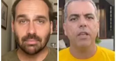 Artigo: Eduardo Bolsonaro mostra apoio a Cezar Leite em inauguração de rádio: “Leite neles”