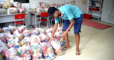 Artigo: Salvador: começa 2ª etapa de distribuição de cestas a alunos da rede municipal