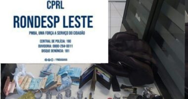 Artigo: Rondesp Leste apreende R$ 11 mil com homem em Feira de Santana