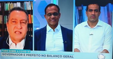 Artigo: Na TV, Bruno e Rui fazem dobradinha e descartam retorno das aulas presenciais