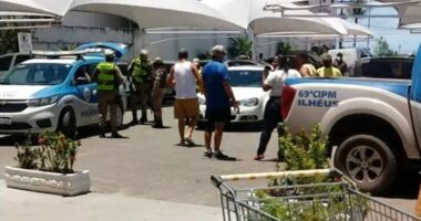 Artigo: Ilhéus: segurança de supermercado fica ferido após ser atacado com golpes de faca