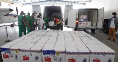Artigo: Bahia recebe mais 347 mil doses de vacinas contra a Covid-19