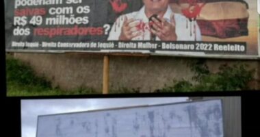 Artigo: Outdoor que cobrava Rui sobre respiradores é retirado de Jequié