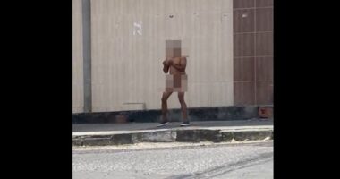 Artigo: Feira de Santana: policial fica nu após surto e atira contra o chão