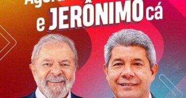 Artigo: PT pretende associar Jerônimo a Lula para turbinar pré-candidato, diz jornal