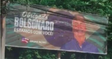 Artigo: Justiça autoriza outdoors de Bolsonaro em Simões Filho