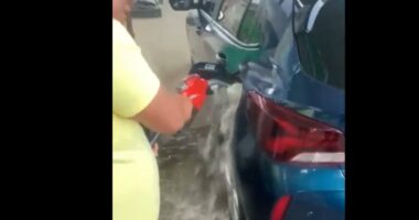 Artigo: Aliado de Bolsonaro dá banho de gasolina em carro após queda de preço