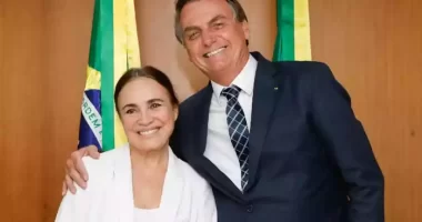 Artigo: Regina Duarte publica fake news sobre faixa de Lula