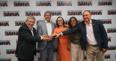 Artigo: Prefeito eleito de Camaçari, Caetano faz primeira reunião de trabalho com o governador Jerônimo