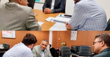 Artigo: Adolpho Loyola tem reunião com prefeito e presidente da Câmara de Simões Filho