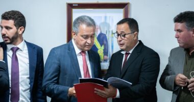 Artigo: Prefeito de Ibirapitanga se reúne com Rui Costa para tratar de obras do PAC