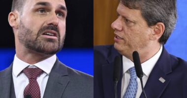 Artigo: Eduardo Bolsonaro volta a disparar e diz que Tarcísio tem “subserviência servil às elites”