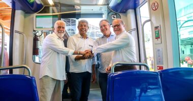 Artigo: Jerônimo, Wagner e Rui participam de viagem-teste do VLT em Salvador
