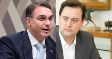 Artigo: Senador da ultimato e cobra apoio de Ratinho Jr. a Flávio Bolsonaro