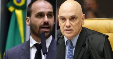 Artigo: Eduardo Bolsonaro vai a rede social pedir novas sanções dos EUA contra Moraes