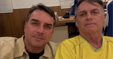 Artigo: Flávio Bolsonaro chegou a ter o dobro da vantagem do pai no começo da apuração